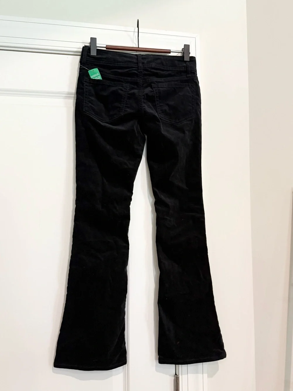 NWT GAP Black Velvet Boot Cut Pants for Kids